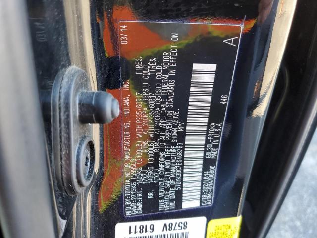Photo 10 from auction – 2014 TOYOTA SIENNA XLE with VIN 5TDYK3DC7ES468783