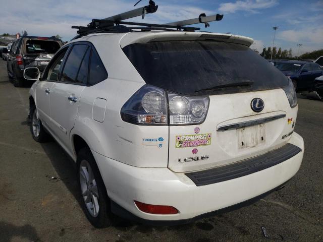 Photo 3 from auction – 2008 LEXUS RX 400H with VIN JTJHW31U082050446