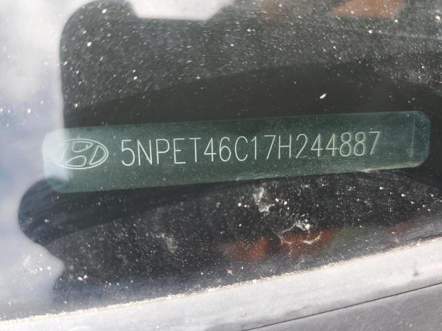 Photo 10 from auction – 2007 HYUNDAI SONATA GLS with VIN 5NPET46C17H244887