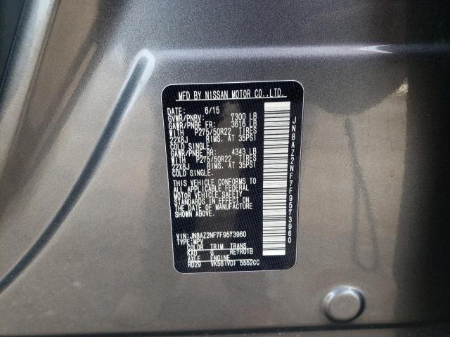 Photo 10 from auction – 2015 INFINITI QX80 with VIN JN8AZ2NF7F9573960