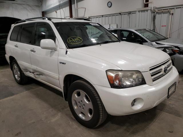 TOYOTA HIGHLANDER 2006 with VIN JTEEP21A860176321 - Photo from auction