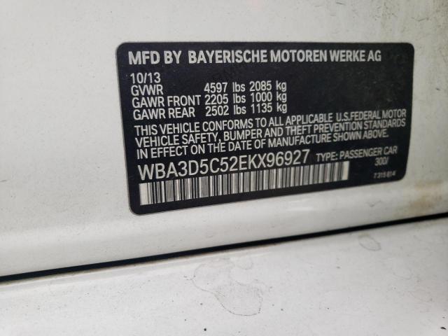Photo 10 from auction – 2014 BMW 328 D XDRI with VIN WBA3D5C52EKX96927