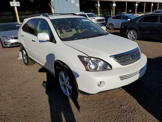 LEXUS RX 400H 2008 with VIN JTJGW31U682008780 - Photo from auction