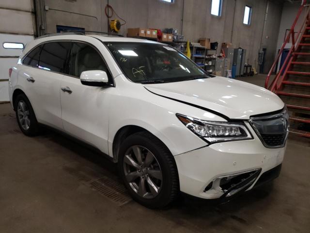 ACURA MDX ADVANC 2014 with VIN 5FRYD4H88EB021226 - Photo from auction