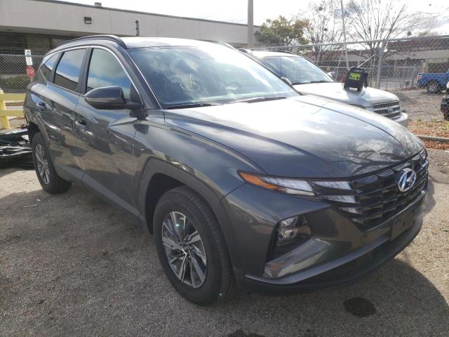 HYUNDAI TUCSON BLU 2022 with VIN KM8JBCA12NU029244 - Photo from auction