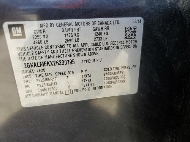 صورة رقم 10 من المزاد - 2014 GMC TERRAIN SL مع VIN 2GKALMEKXE6290795