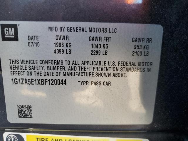Photo 10 from auction – 2011 CHEVROLET MALIBU LS with VIN 1G1ZA5E1XBF120044