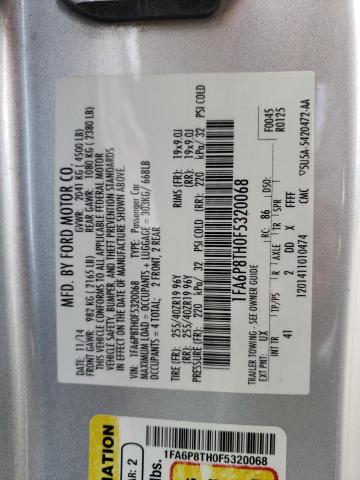 Photo 10 from auction – 2015 FORD MUSTANG with VIN 1FA6P8TH0F5320068