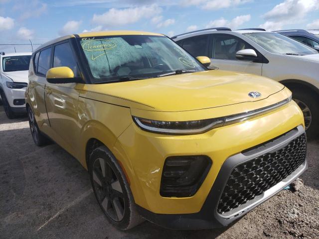 KIA SOUL EX 2020 with VIN KNDJ33AUXL7092695 - Photo from auction