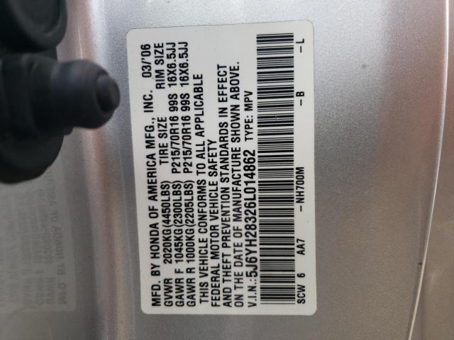 Photo 10 from auction – 2006 HONDA ELEMENT LX with VIN 5J6YH28326L014862