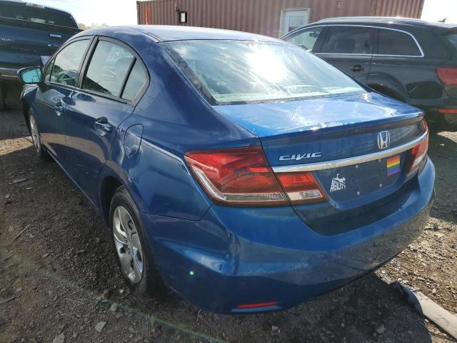 Photo 3 from auction – 2015 HONDA CIVIC LX with VIN 19XFB2F54FE086416