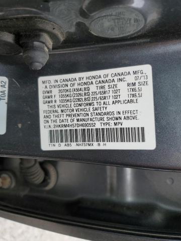 Photo 10 from auction – 2013 HONDA CR-V EX with VIN 2HKRM4H57DH690552