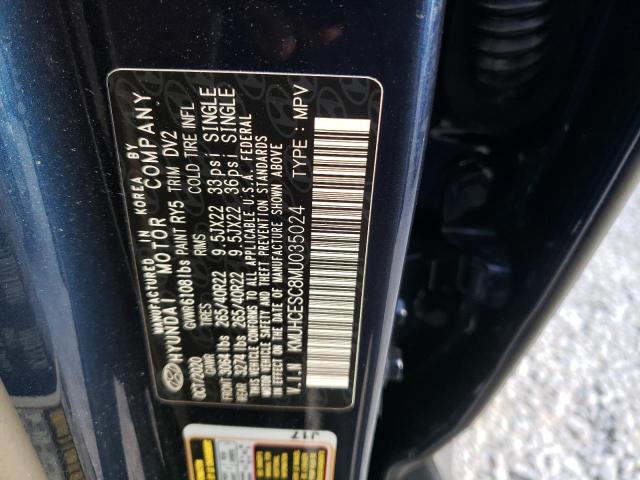 Photo 10 from auction – 2021 GENESIS GV80 BASE with VIN KMUHCESC8MU035024