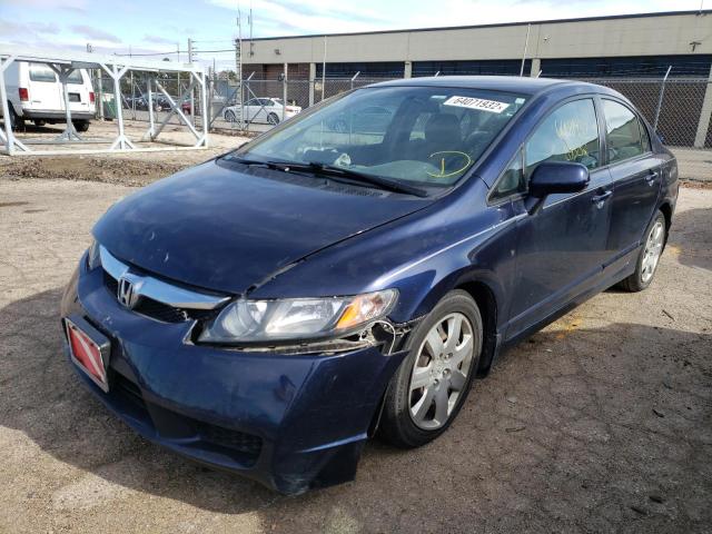 Photo 2 from auction – 2010 HONDA CIVIC LX with VIN 2HGFA1F50AH573284