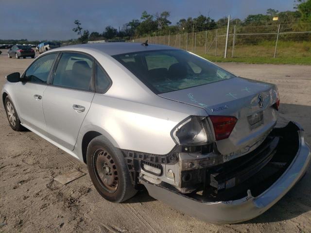 Photo 3 from auction – 2012 VOLKSWAGEN PASSAT S with VIN 1VWAH7A33CC021715