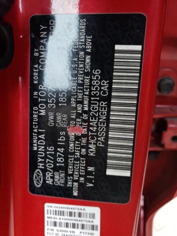Photo 10 from auction – 2016 HYUNDAI ACCENT SE with VIN KMHCT4AE2GU135856
