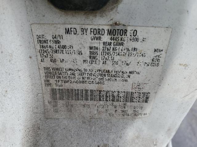 Photo 10 from auction – 2011 FORD F250 SUPER with VIN 1FTBF2A60BEC58465