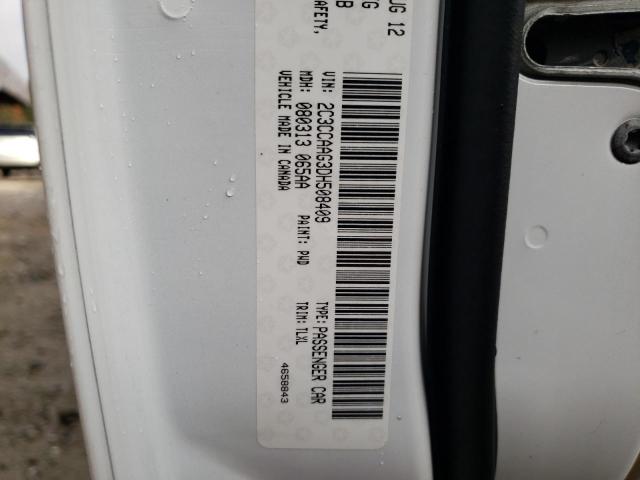 Photo 10 from auction – 2013 CHRYSLER 300 with VIN 2C3CCAAG3DH508409