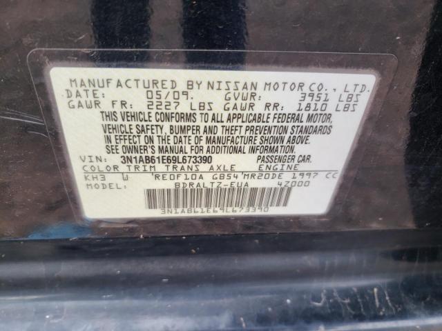 Photo 10 from auction – 2009 NISSAN SENTRA 2.0 with VIN 3N1AB61E69L673390