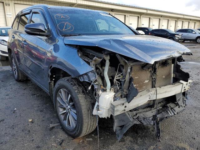 TOYOTA HIGHLANDER 2018 with VIN 5TDJZRFH7JS829917 - Photo from auction