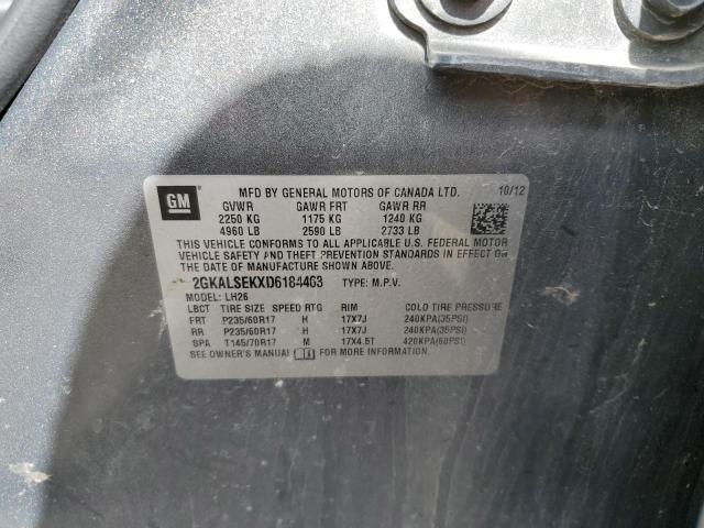 Photo 10 from auction – 2013 GMC TERRAIN SL with VIN 2GKALSEKXD6184463