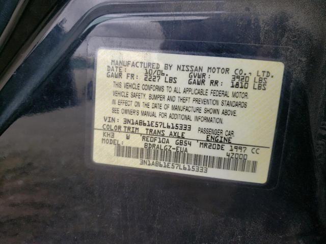 Photo 10 from auction – 2007 NISSAN SENTRA 2.0 with VIN 3N1AB61E57L615333