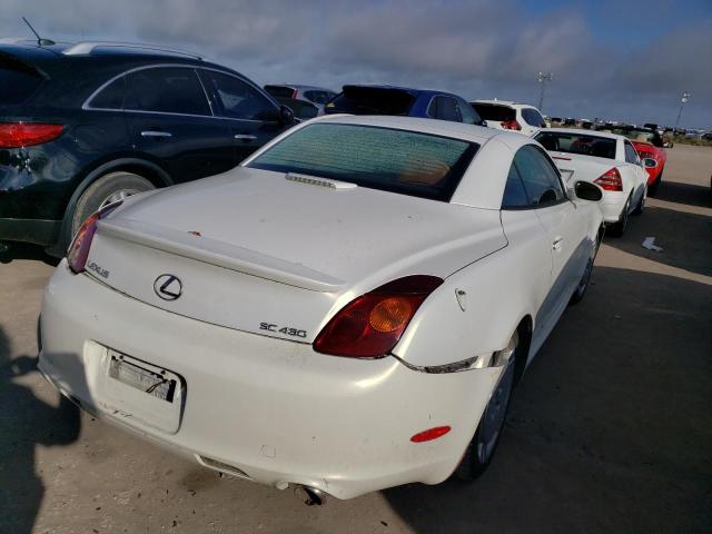 Photo 4 from auction – 2002 LEXUS SC 430 with VIN JTHFN48Y520002129