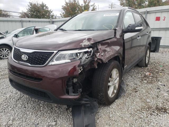 Photo 2 from auction – 2014 KIA SORENTO LX with VIN 5XYKTDA64EG517555