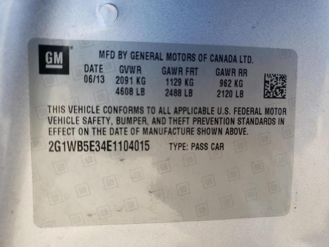 Photo 10 from auction – 2014 CHEVROLET IMPALA LIM with VIN 2G1WB5E34E1104015