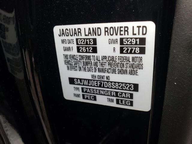 Photo 10 from auction – 2013 JAGUAR XF with VIN SAJWJ0EF7D8S82523