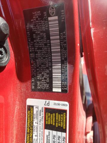 Photo 10 from auction – 2012 TOYOTA CAMRY BASE with VIN 4T1BF1FK2CU607919