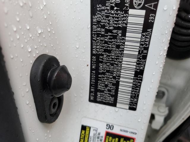 Photo 10 from auction – 2016 TOYOTA COROLLA L with VIN 2T1BURHE8GC518763