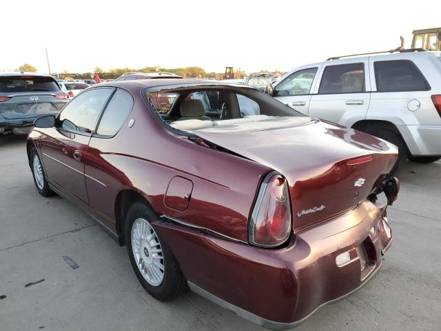 Photo 3 from auction – 2001 CHEVROLET MONTE CARL with VIN 2G1WW12E619140531