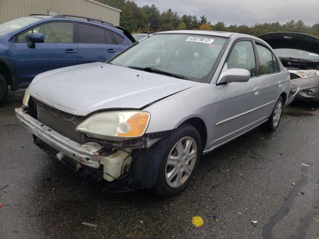 Photo 2 from auction – 2001 HONDA CIVIC EX with VIN 2HGES26721H614871