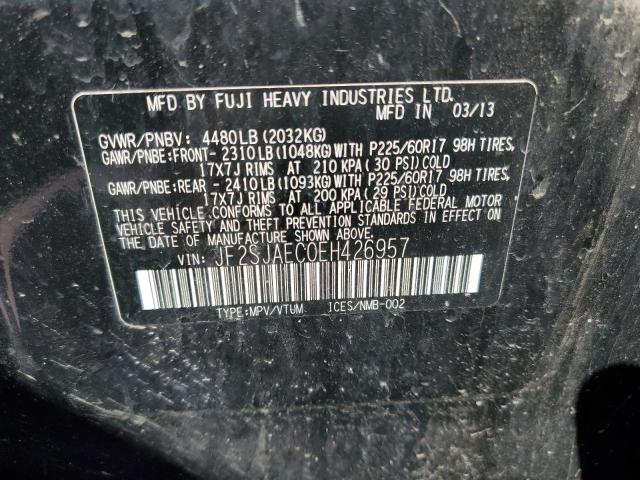 Photo 10 from auction – 2014 SUBARU FORESTER 2 with VIN JF2SJAEC0EH426957