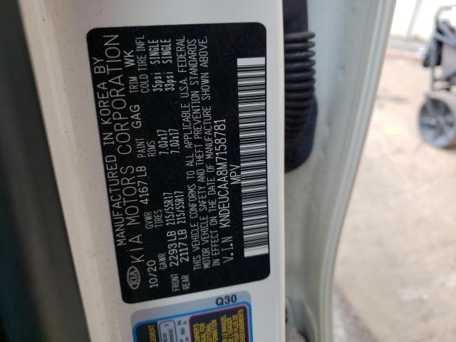 Photo 10 from auction – 2021 KIA SELTOS S with VIN KNDEUCAA8M7158781