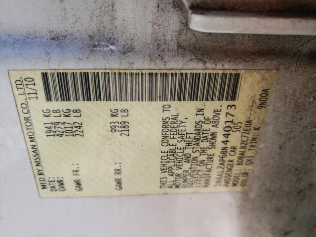 Photo 10 from auction – 2011 NISSAN ALTIMA BAS with VIN 1N4AL2AP6BN440173