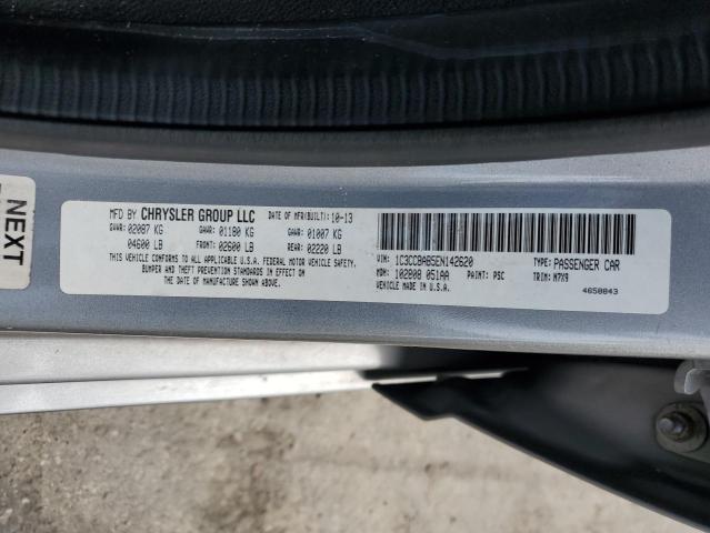 Photo 10 from auction – 2014 CHRYSLER 200 LX with VIN 1C3CCBAB5EN142620