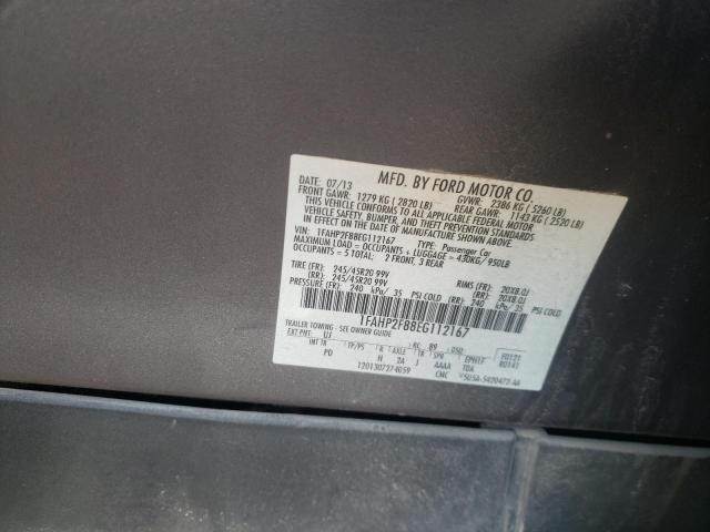 Photo 10 from auction – 2014 FORD TAURUS LIM with VIN 1FAHP2F88EG112167