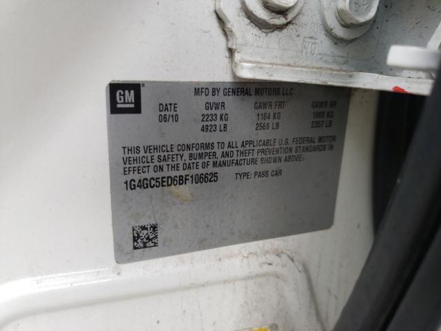 Photo 10 from auction – 2011 BUICK LACROSSE C with VIN 1G4GC5ED6BF106625