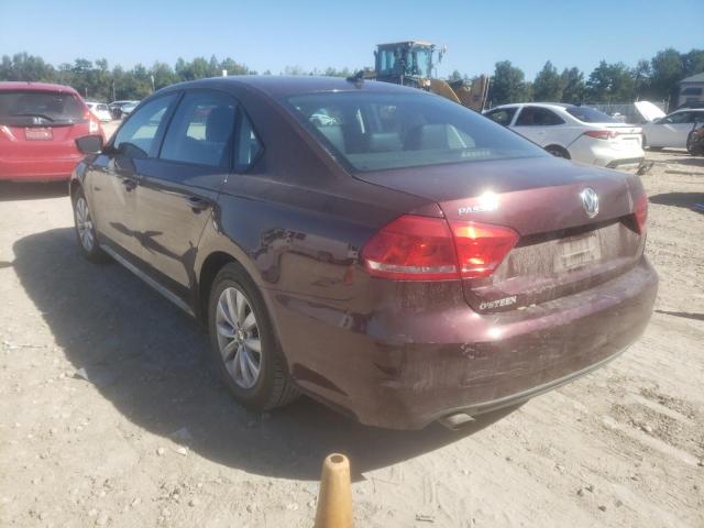 Photo 3 from auction – 2013 VOLKSWAGEN PASSAT S with VIN 1VWAP7A33DC139896