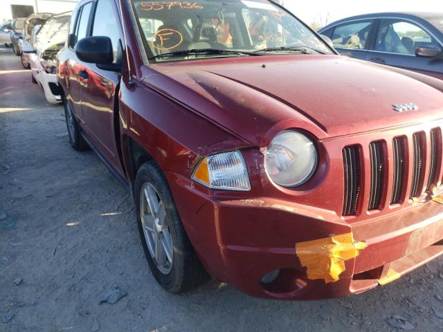 Photo 9 from auction – 2008 JEEP COMPASS SP with VIN 1J8FT47W18D557936