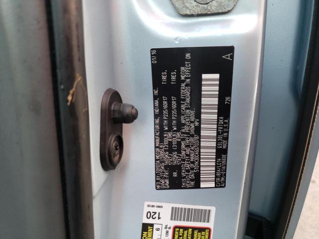 Photo 10 from auction – 2016 TOYOTA SIENNA XLE with VIN 5TDYK3DC4GS703787