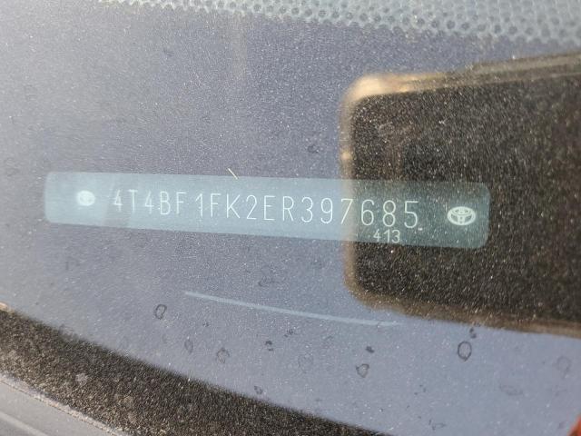 Photo 10 from auction – 2014 TOYOTA CAMRY L with VIN 4T4BF1FK2ER397685