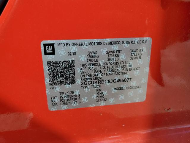 Photo 10 from auction – 2018 CHEVROLET SILVERADO with VIN 3GCUKREC8JG495077