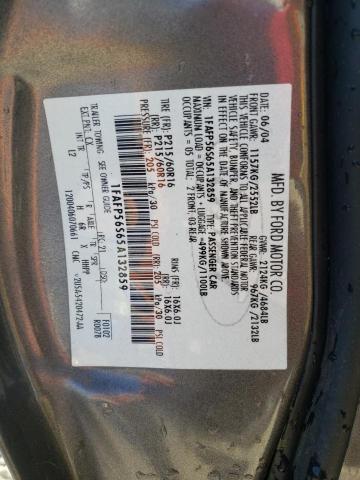 Photo 10 from auction – 2005 FORD TAURUS SEL with VIN 1FAFP56S65A132859