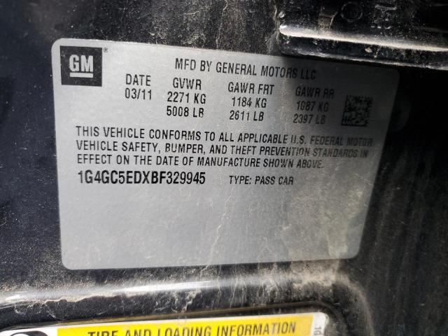 Photo 10 from auction – 2011 BUICK LACROSSE C with VIN 1G4GC5EDXBF329945