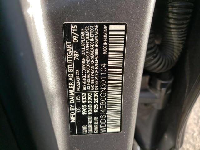 Photo 10 from auction – 2016 MERCEDES-BENZ CLA 250 with VIN WDDSJ4EB0GN301104
