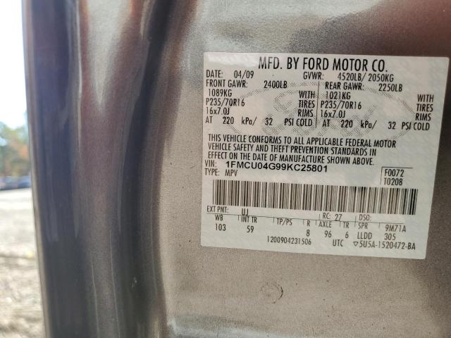 Photo 10 from auction – 2009 FORD ESCAPE LIM with VIN 1FMCU04G99KC25801