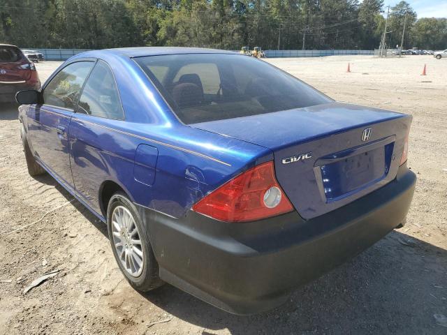 Photo 3 from auction – 2005 HONDA CIVIC LX with VIN 1HGEM22585L073753